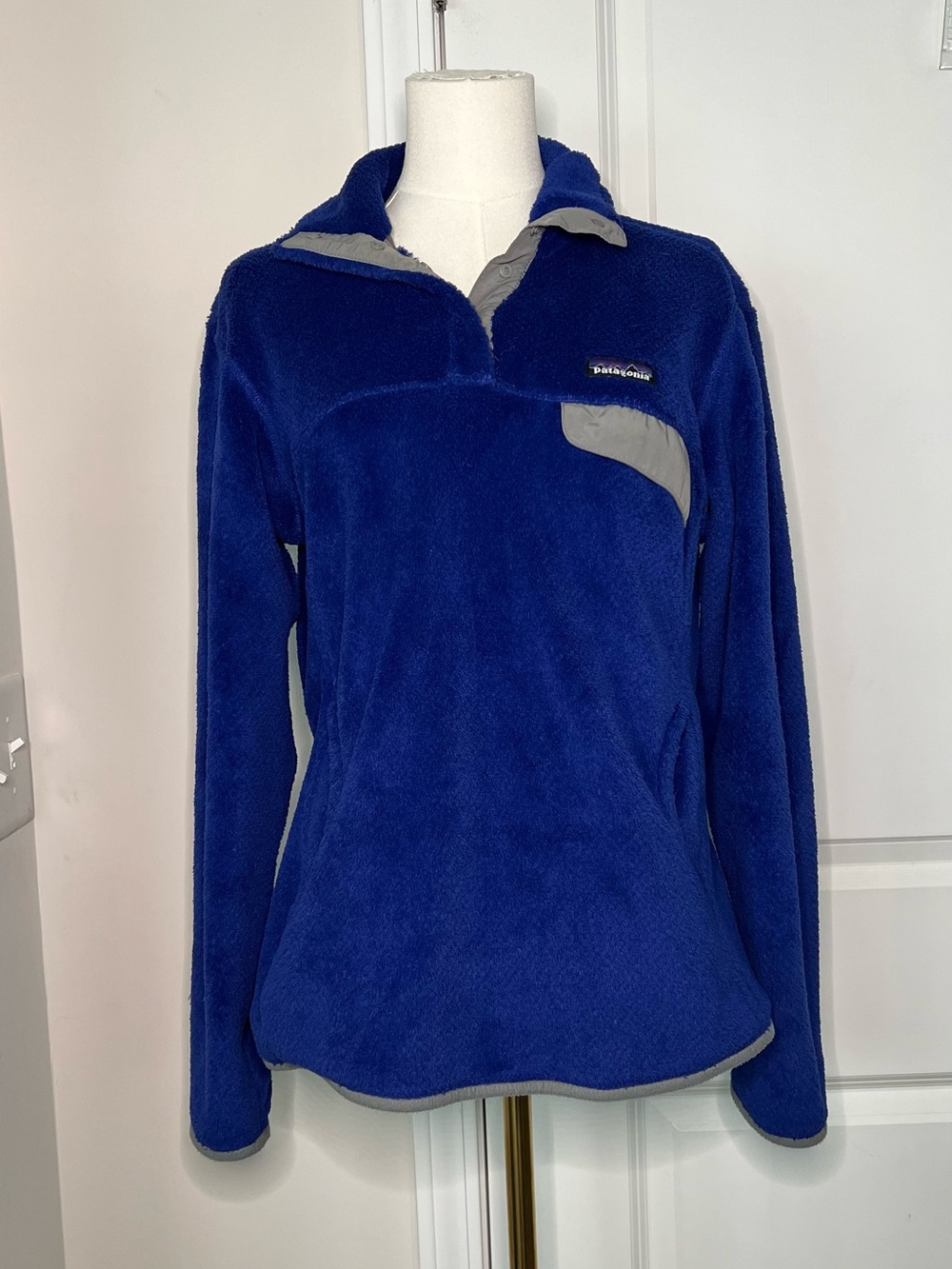 Patagonia Snap-T Re-Tool Fleece Casuao Pullover Jacket, Women's Sz Medium